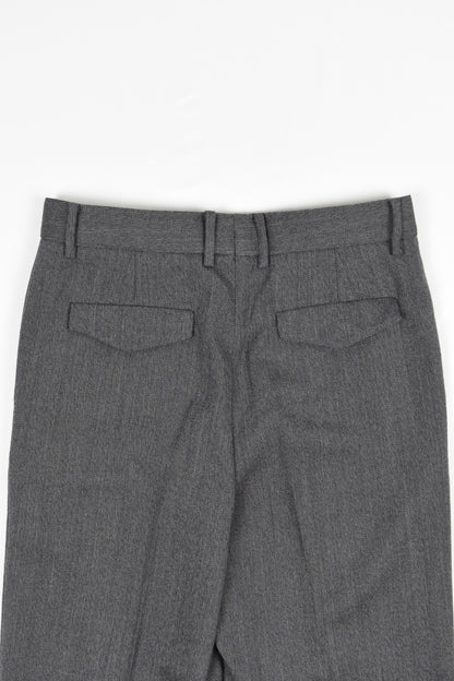 GREY SMALL POCKET CASUAL PANTS