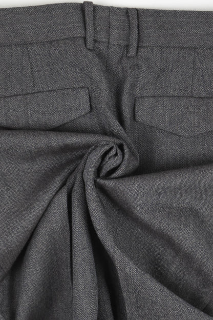 GREY SMALL POCKET CASUAL PANTS