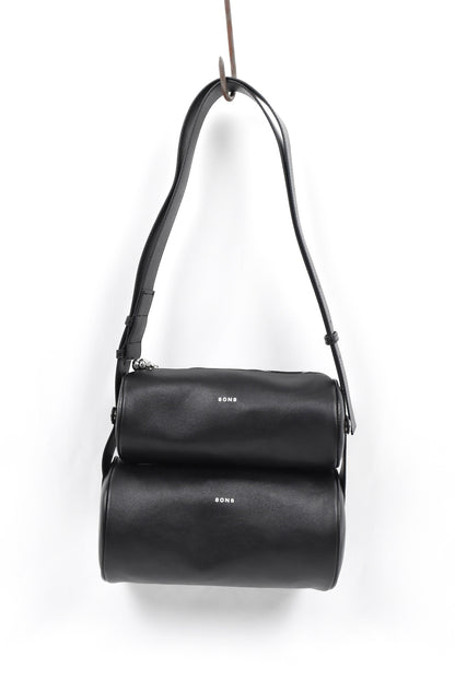 BLACK DIRTY SUEDE CANDY BAG