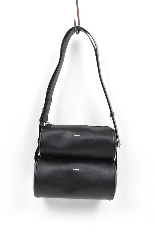 BLACK DIRTY SUEDE CANDY BAG