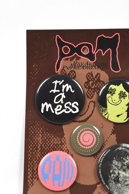 P.A.M. LUNACY - BADGE PACK
