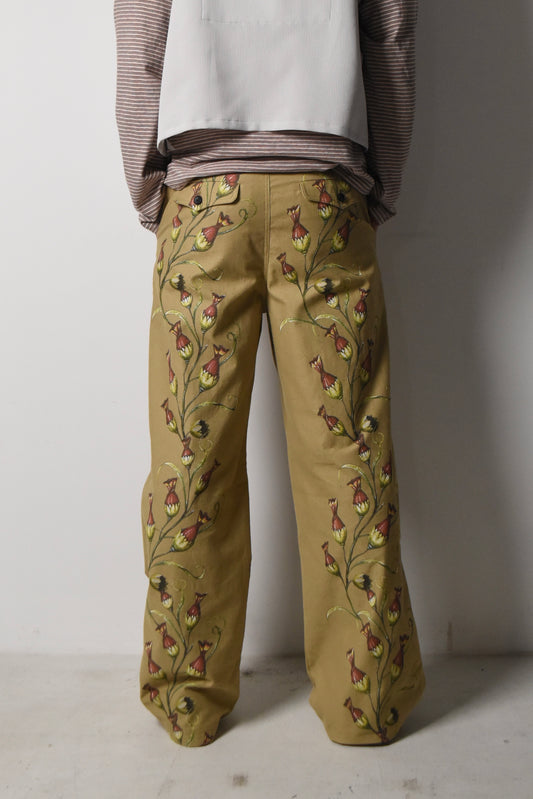 VINTAGE PRINT PANTS