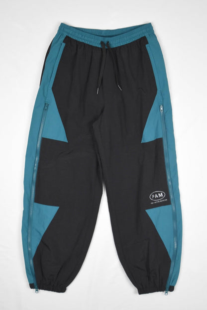 AKTIV-8 TRACKPANT -BLACK TEAL