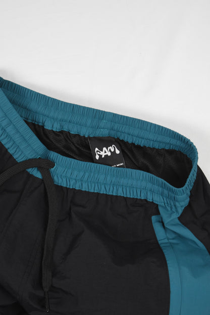 AKTIV-8 TRACKPANT -BLACK TEAL