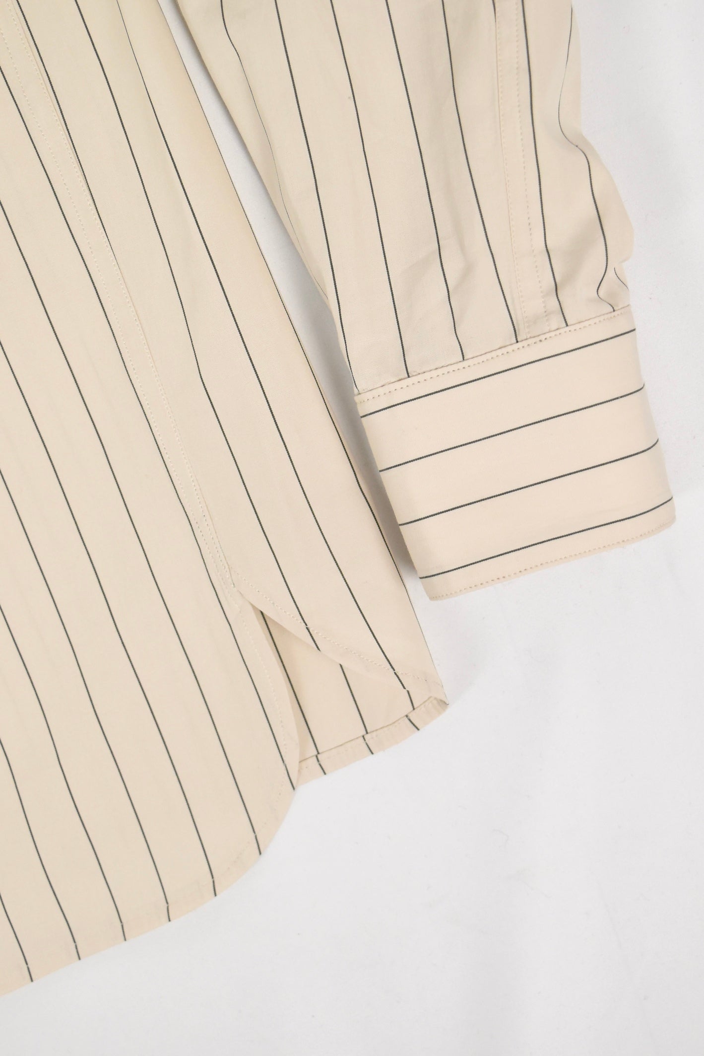 Boxy Fit Flap Pocket Shirt [OFF WHITE]