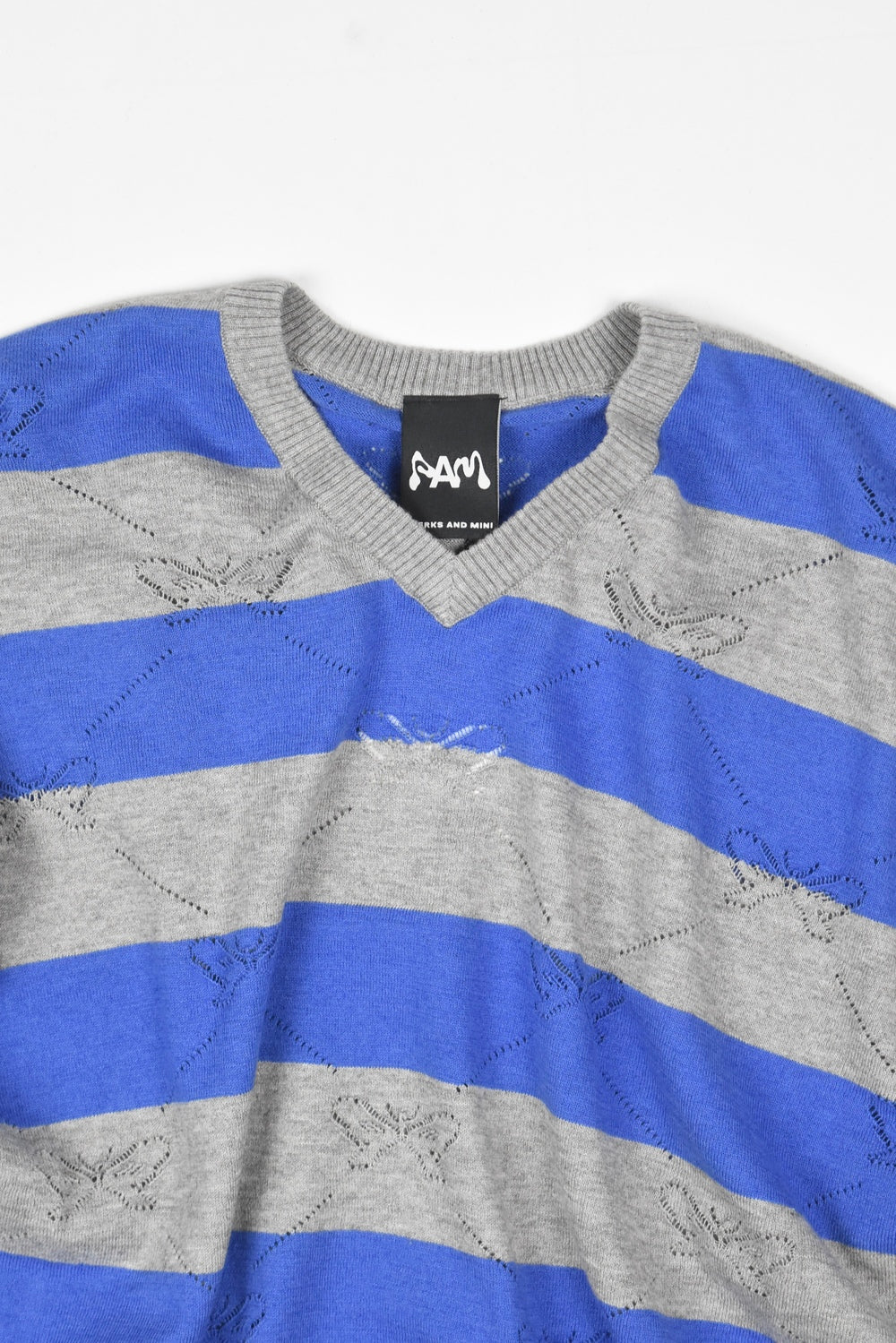 KALEIDOSCOPE KNITTED V-NECK SWEATER