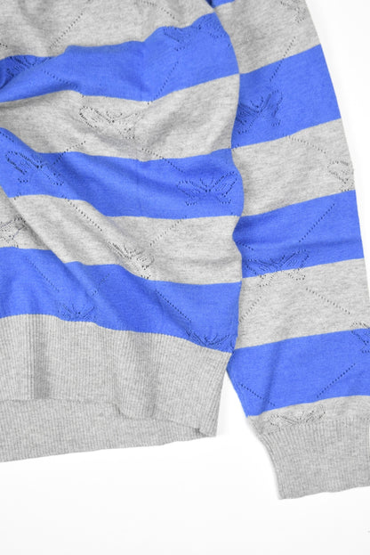 KALEIDOSCOPE KNITTED V-NECK SWEATER