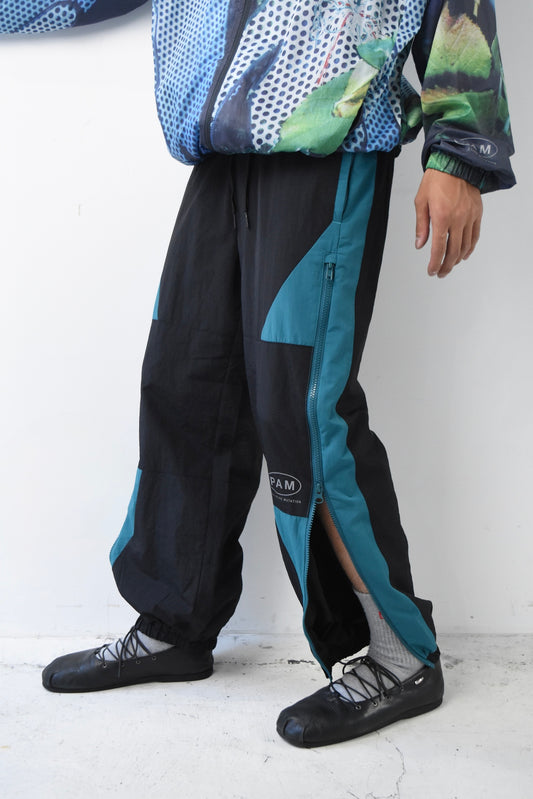 AKTIV-8 TRACKPANT -BLACK TEAL