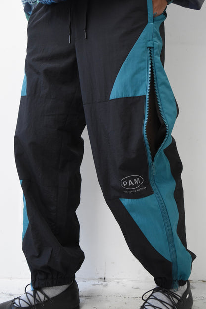 AKTIV-8 TRACKPANT -BLACK TEAL