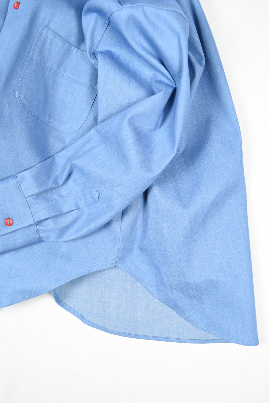 ARDEN BUTTON COLLARED SHIRT (Blue Chambray)