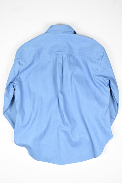 ARDEN BUTTON COLLARED SHIRT (Blue Chambray)