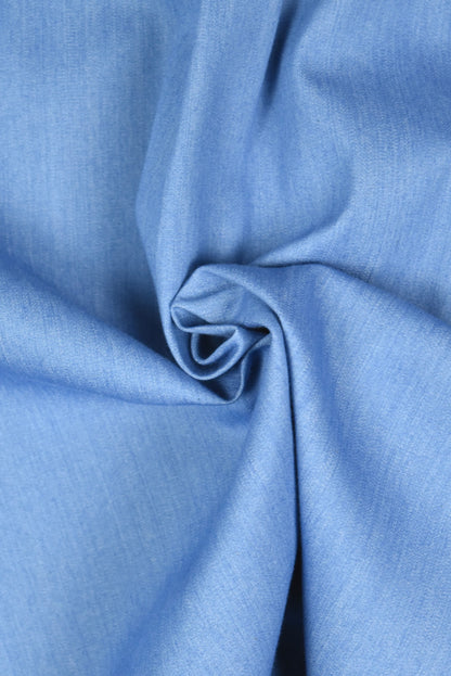 ARDEN BUTTON COLLARED SHIRT (Blue Chambray)