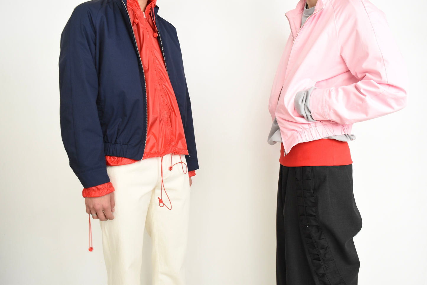 Lightweight jacket with cords