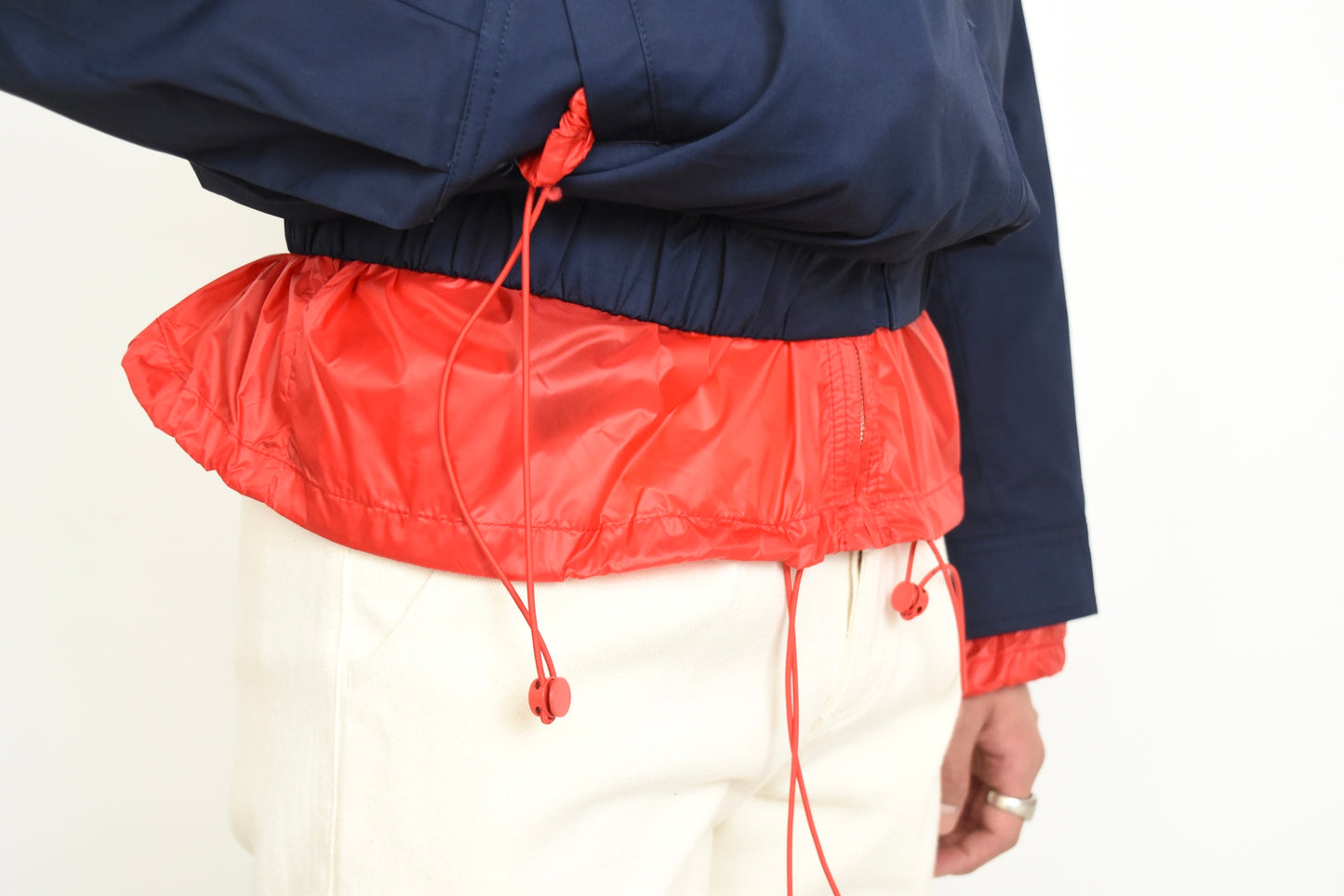 Lightweight jacket with cords