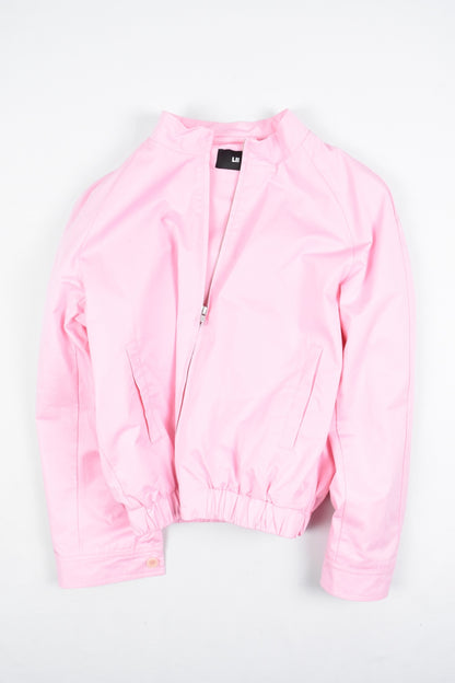 Cropped jacket with back flap