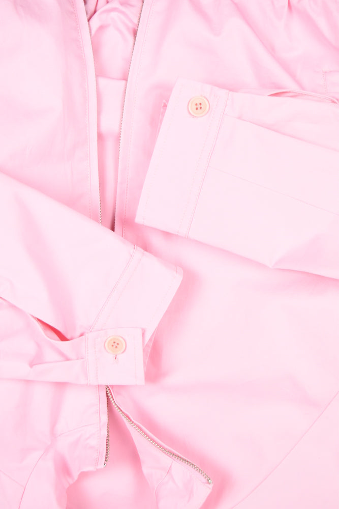 Cropped jacket with back flap