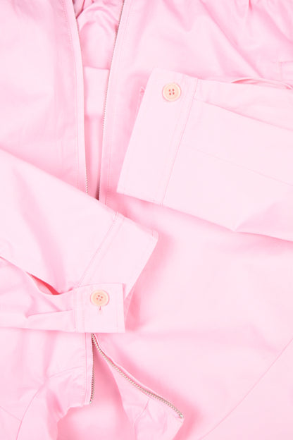 Cropped jacket with back flap