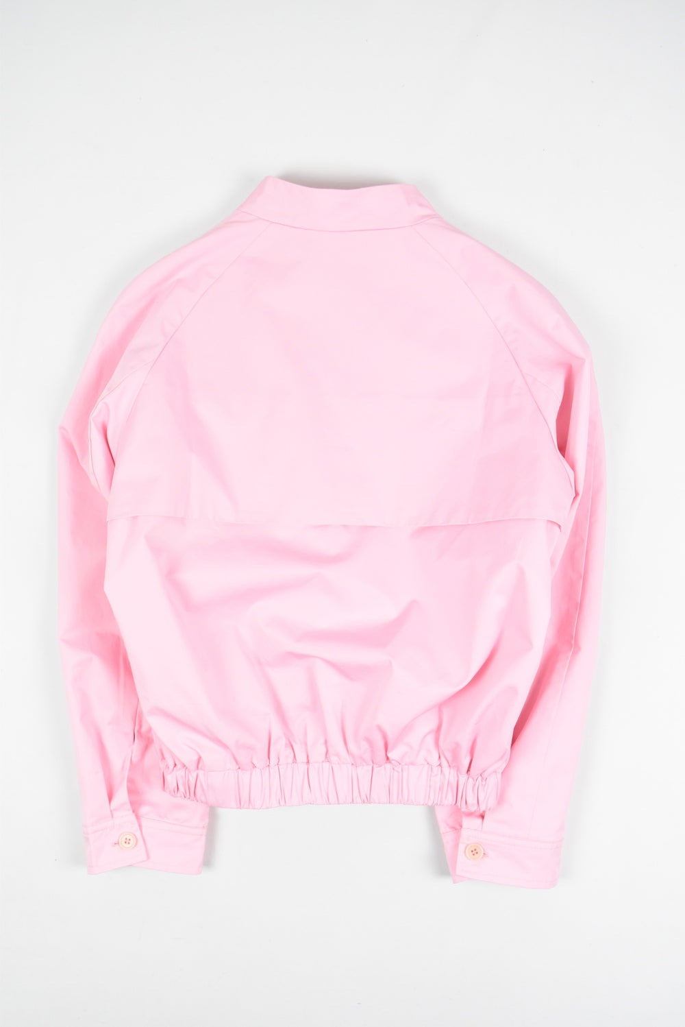 Cropped jacket with back flap