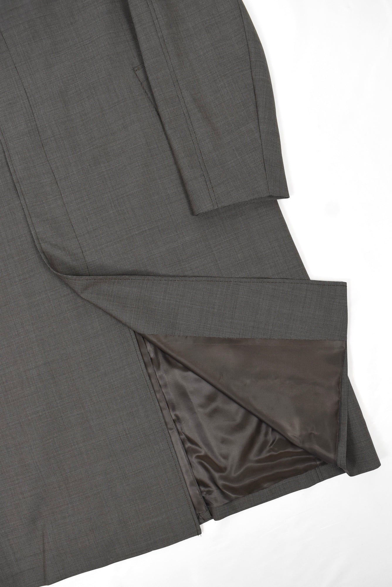 UNIFORM COAT [Grey Atom Check Wool]