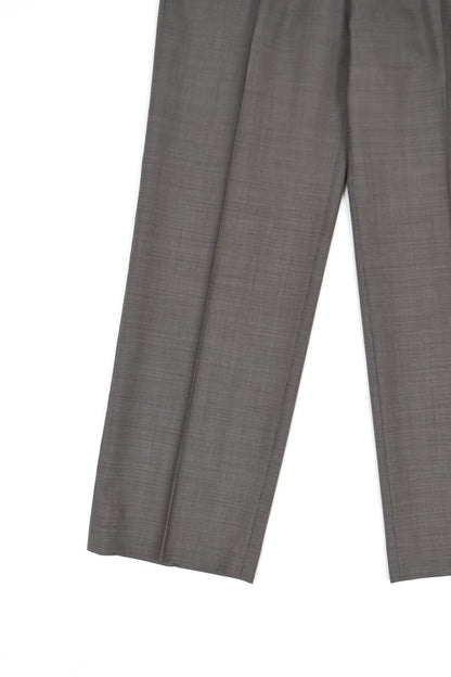 BORROWED CHINO [Grey Atom Check Wool]