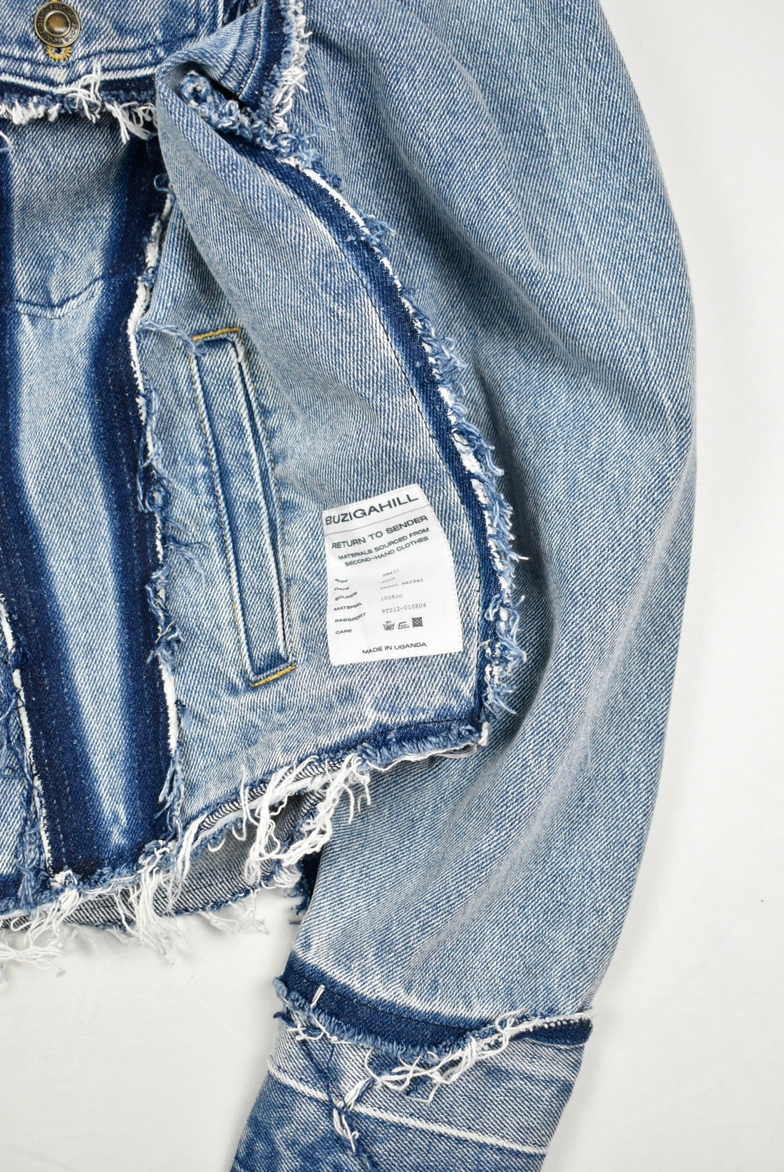 Reversed denim jackets