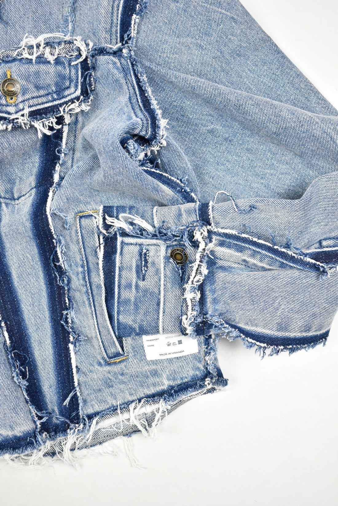 Reversed denim jackets